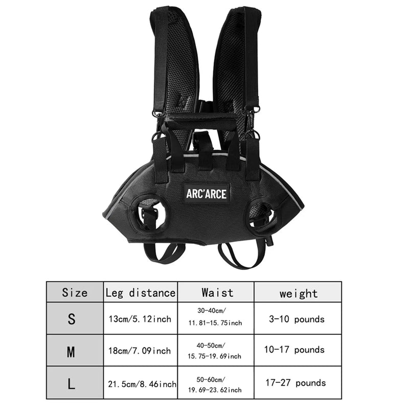 Portable Dog Backpack – Double-Shoulder Pet Carrier with Crossbody Strap