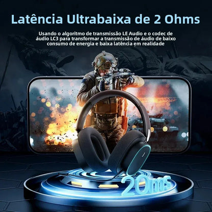 Baseus GH02 Wireless Gaming Headphones – Bluetooth 5.3 & RGB Lighting