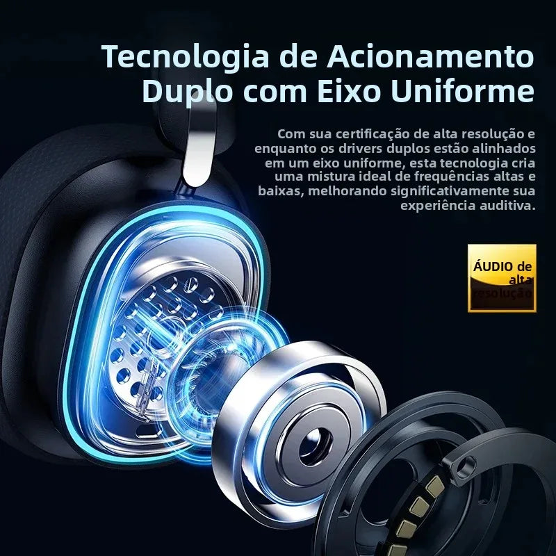 Baseus GH02 Wireless Gaming Headphones – Bluetooth 5.3 & RGB Lighting